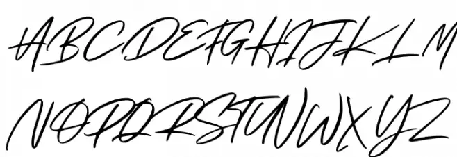 Arista Signature Schriftart Groß