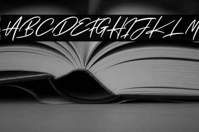 Arista Signature Font examples