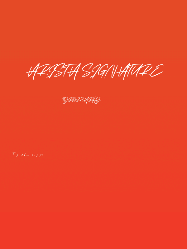 Arista Signature Poster