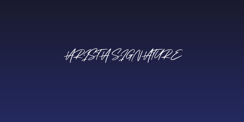 Arista Signature Social Header