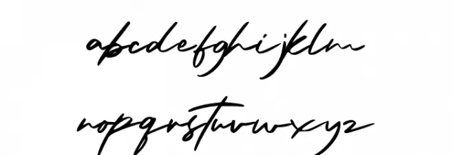 Arista Signature Fuentes MINÚSCULAS
