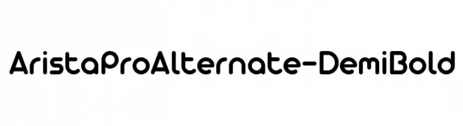 AristaProAlternate-DemiBold  لخطوط تنزيل