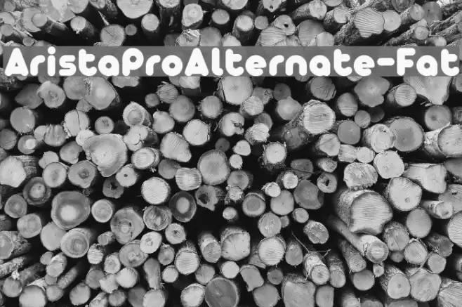 AristaProAlternate-Fat Font examples