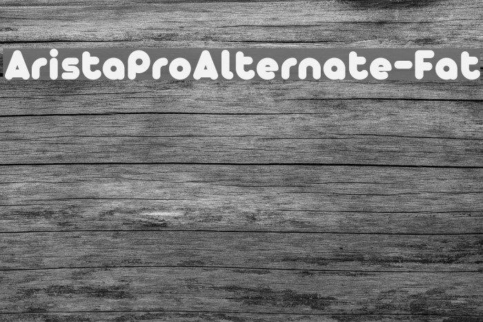 AristaProAlternate-Fat Example 3