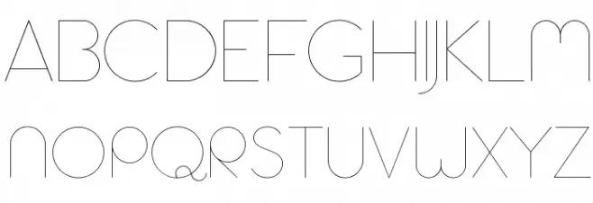 AristaProAlternate-UltraLight フォント 大文字
