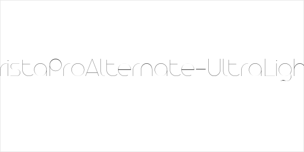 AristaProAlternate-UltraLight Logo