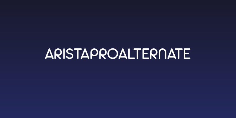 AristaProAlternate Social Header