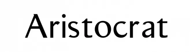 Aristocrat  Frei Schriftart Herunterladen