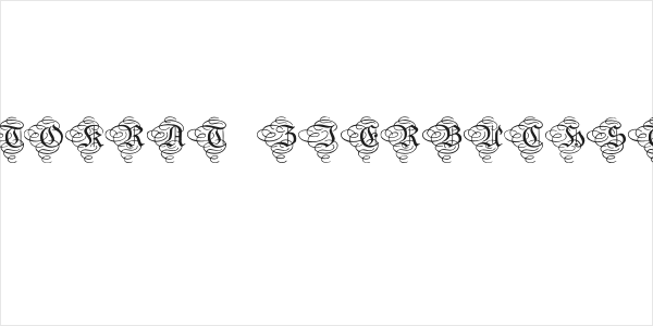 Aristokrat Zierbuchstaben Logo