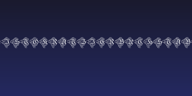 AristokratZierbuchstaben Social Header