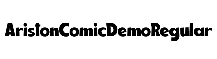 Ariston Comic Demo Regular  フリーフォントのダウンロード