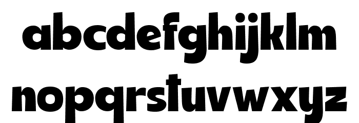 Ariston Comic Demo Regular Font LOWERCASE
