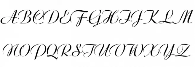 Ariston Normal 字体 大写