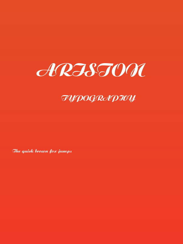 Ariston Poster