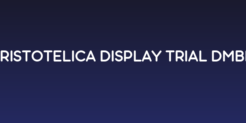 Aristotelica Display Trial DmBd Social Header