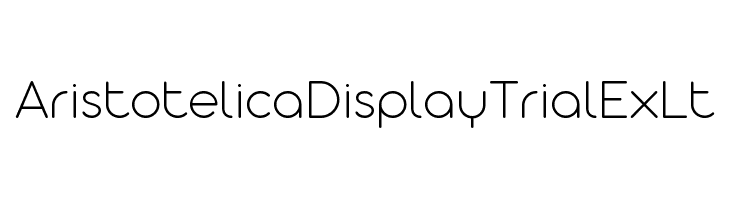 Aristotelica Display Trial ExLt Font