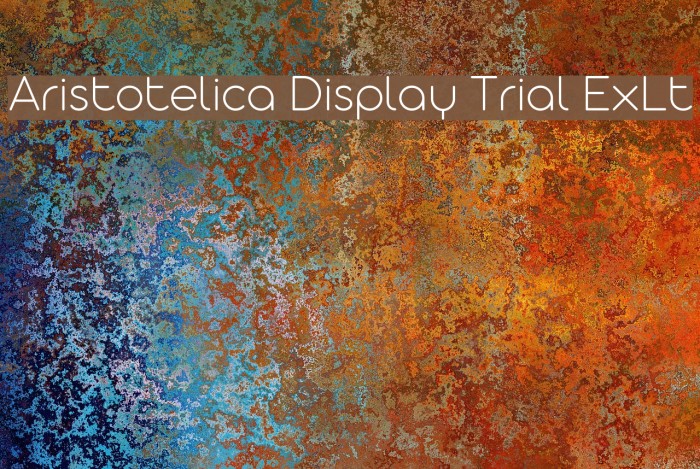Aristotelica Display Trial ExLt Font examples