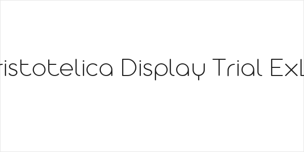 Aristotelica Display Trial ExLt Logo