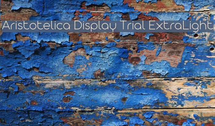 Aristotelica Display Trial ExtraLight Font examples