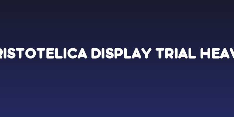 Aristotelica Display Trial Heavy Social Header