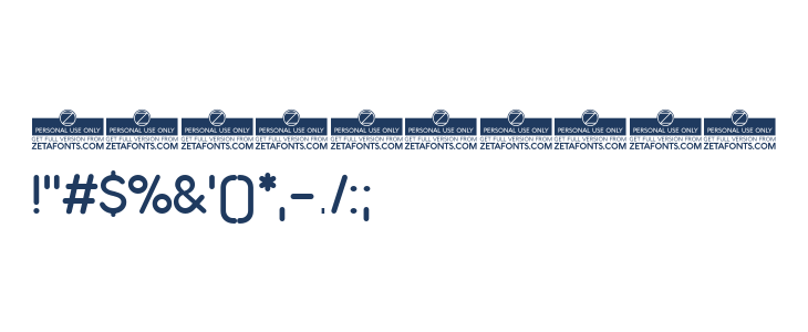 Aristotelica Display Trial Regular Other Characters