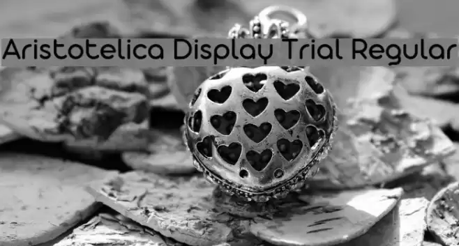 Aristotelica Display Trial Regular Font examples