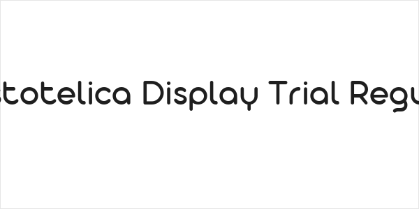 Aristotelica Display Trial Regular Logo