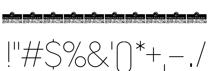 Aristotelica Display Trial Thin Font OTHER CHARS
