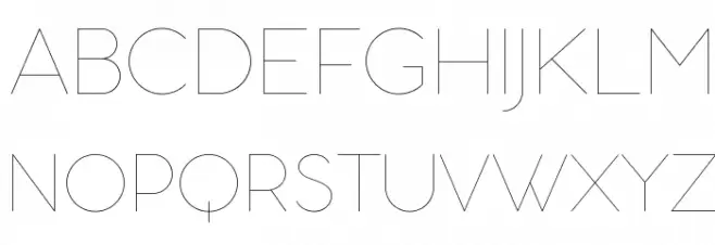Aristotelica Display Trial UltraLight フォント 大文字