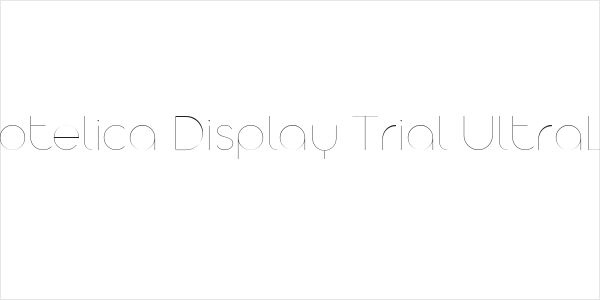 Aristotelica Display Trial UltraLight Logo