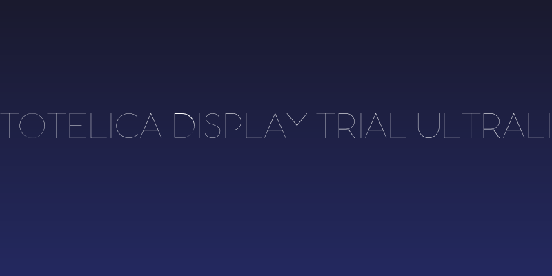 Aristotelica Display Trial UltraLight Social Header