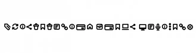 Aristotelica Icons DemiBold  Fuentes Gratis Descargar
