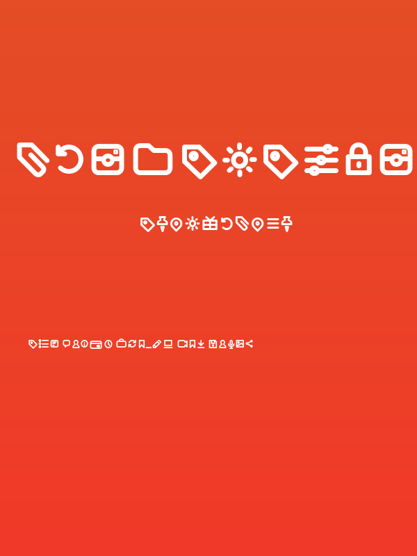 Aristotelica Icons DemiBold Poster