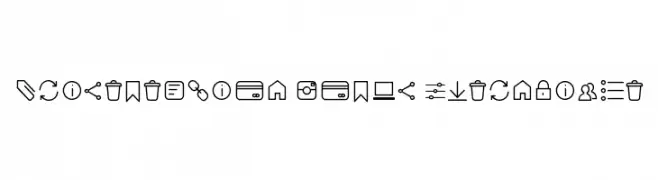 Aristotelica Icons ExtraLight  Fuentes Gratis Descargar