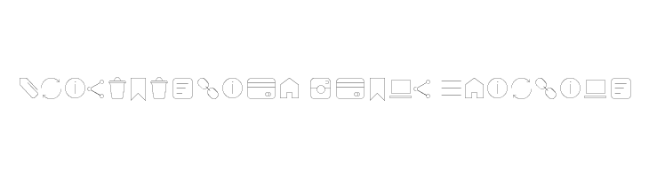 Aristotelica Icons Hairline  Free Fonts Download