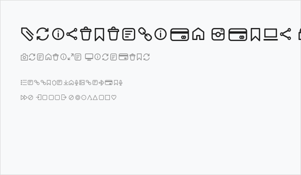 Aristotelica Icons Light Business Card