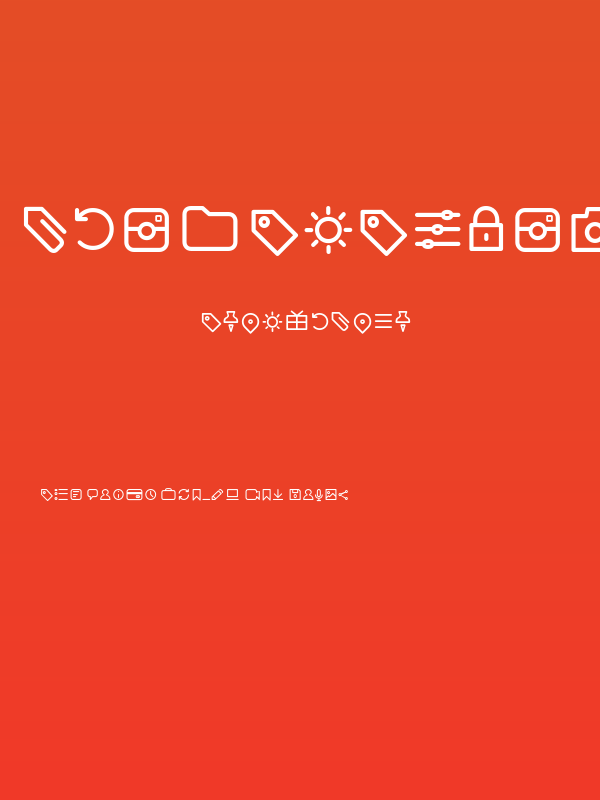 Aristotelica Icons Light Poster