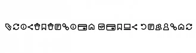 Aristotelica Icons Regular  Fuentes Gratis Descargar