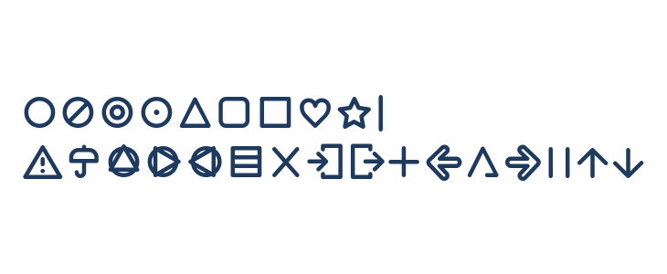 Aristotelica Icons Regular Other Characters