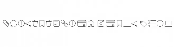 Aristotelica Icons Thin  لخطوط تنزيل