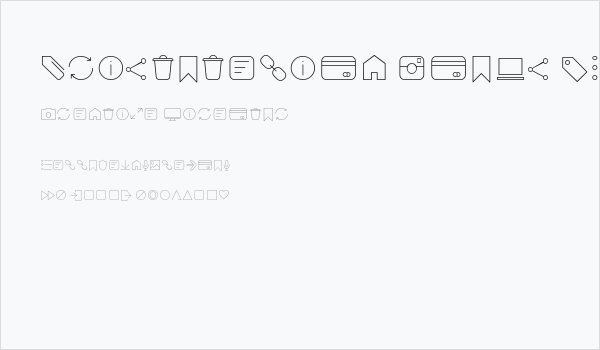 Aristotelica Icons Thin Business Card