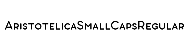 Aristotelica Small Caps Regular Font
