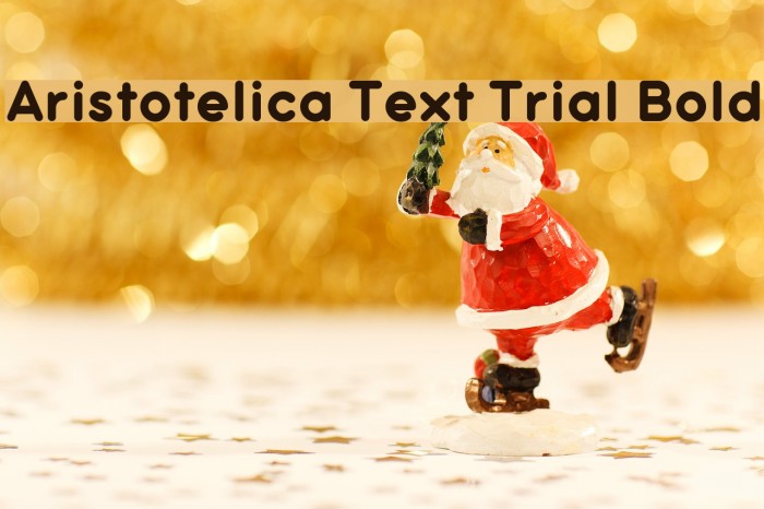 Aristotelica Text Trial Bold Font examples