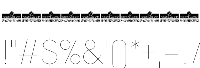 Aristotelica Text Trial Hairline Font OTHER CHARS