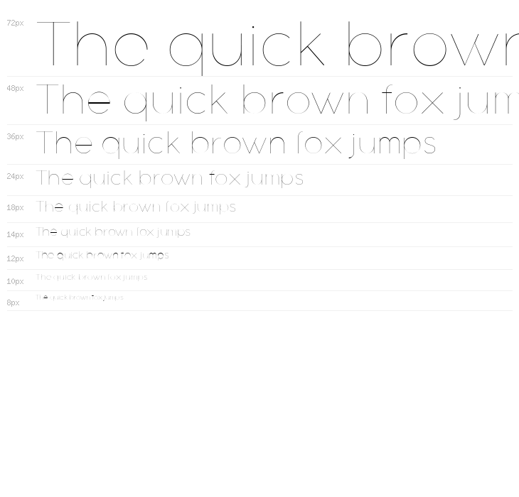 Aristotelica Text Trial Hairline Waterfall