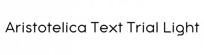 Aristotelica Text Trial Light  Fuentes Gratis Descargar