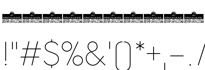 Aristotelica Text Trial Thin Font OTHER CHARS
