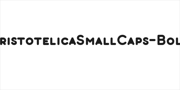 AristotelicaSmallCaps-Bold Logo