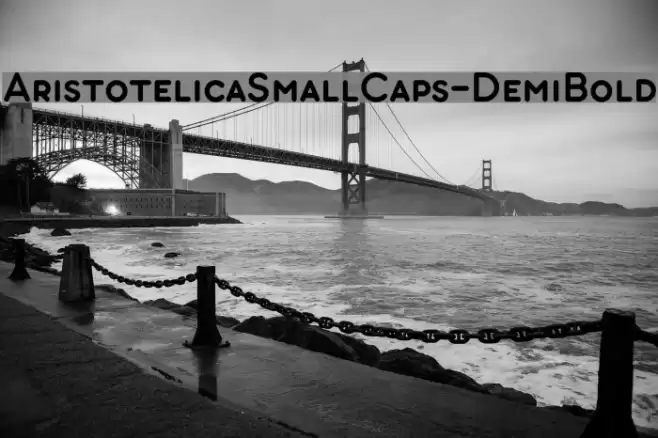 AristotelicaSmallCaps-DemiBold Font examples