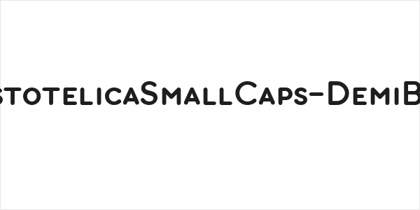 AristotelicaSmallCaps-DemiBold Logo